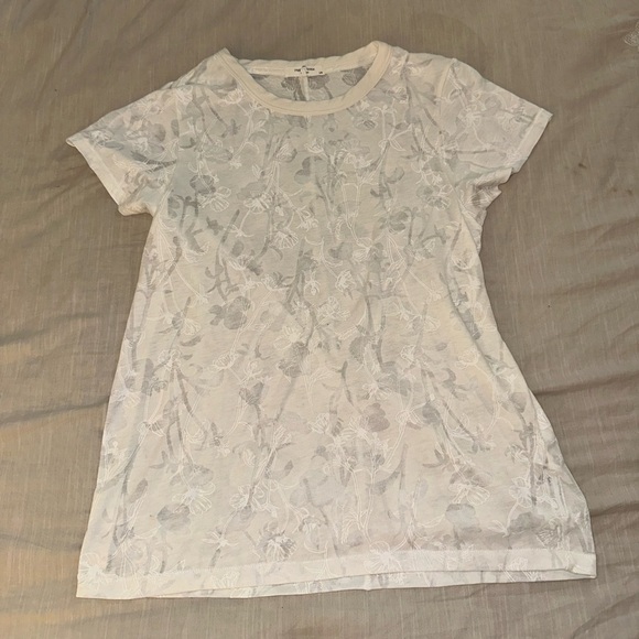 Rag and Bone Floral Burnout Tee - Picture 3 of 6